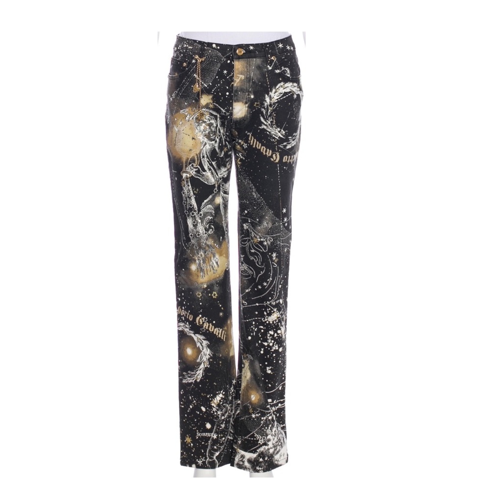 roberto cavalli constellation jeans